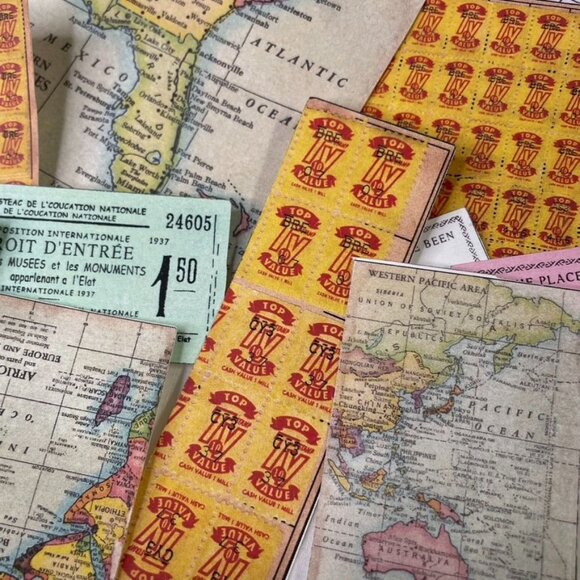 Junk Journal Vintage Ephemera Scrapbooking Craft Embellishments Paper 26 Pcs mq - Picture 6 of 7